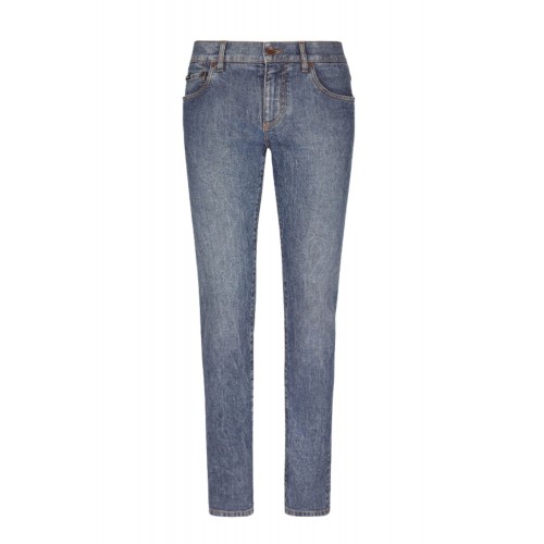Jeans DOLCE & GABBANA, Light Blue Skinny jeans