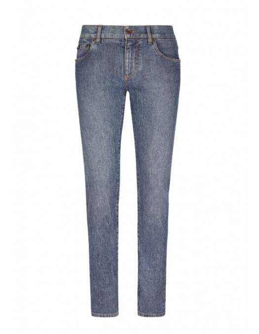 Jeans DOLCE & GABBANA, Light Blue Skinny jeans - GY07LDG8HA7S9001