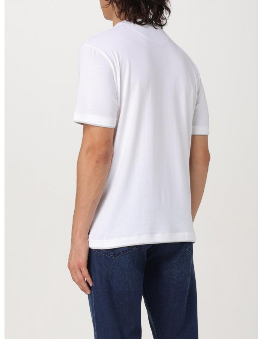 Tricou ELEVENTY, basic in jersey, Alb - J75TSHJ01TES0J29611125