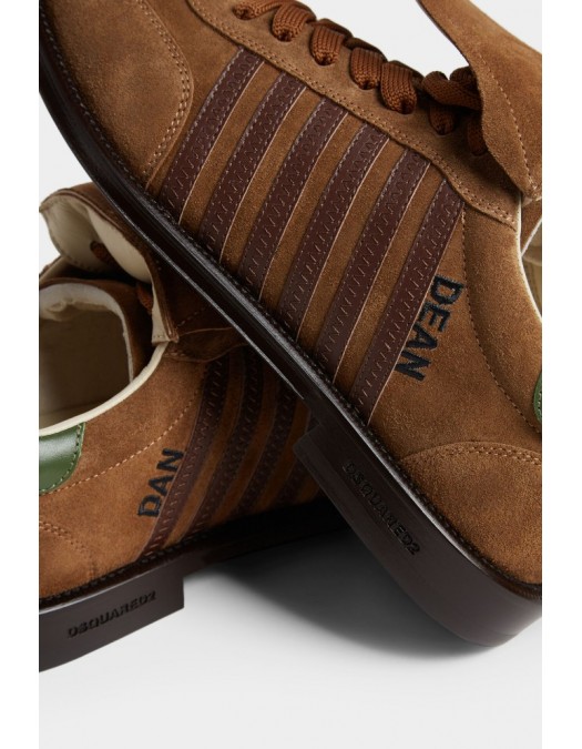 Pantofi DSQUARED2, Boxer Derby, Piele, Maro - LUM010701504118M1100