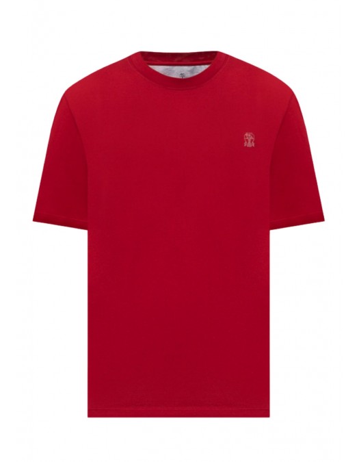 Tricou BRUNELLO CUCINELLI, Classic Design, Rosu - M0B138440CHX09