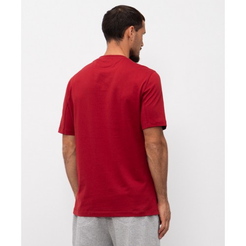 Tricou BRUNELLO CUCINELLI, Classic Design, Rosu