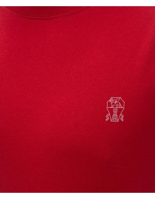 Tricou BRUNELLO CUCINELLI, Classic Design, Rosu - M0B138440CHX09