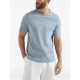 Tricou BRUNELLO CUCINELLI, Classic Design, White Logo, Blue - M0B138440CKL13