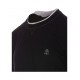 Tricou BRUNELLO CUCINELLI, Classic Design, Grey Logo, Black - M0B138440CSQ44