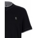Tricou BRUNELLO CUCINELLI, Classic Design, Grey Logo, Black - M0B138440CSQ44