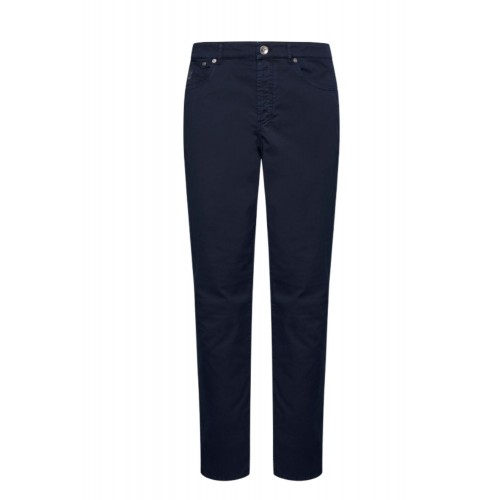 Blugi BRUNELLO CUCINELLI, Trousers Blue, Navy Blue