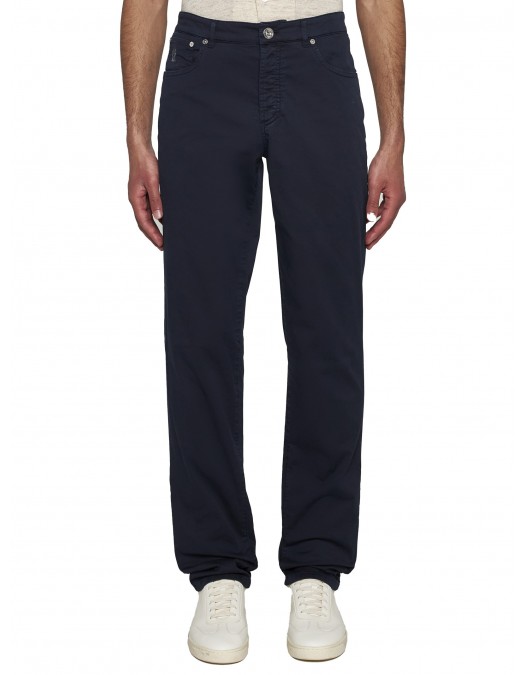 Blugi BRUNELLO CUCINELLI, Trousers Blue, Navy Blue - M289LI1780C2517