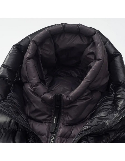 Geaca ALPHASTYLE, Kudu Double Hood Down Jacket, Negru - MAFP3035BLK