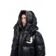 Geaca ALPHASTYLE, Kudu Double Hood Down Jacket, Negru - MAFP3035BLK