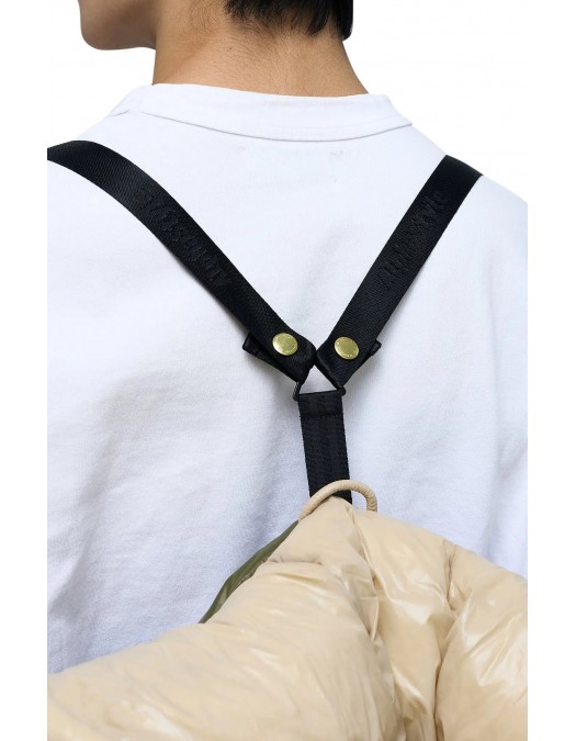 Geaca ALPHASTYLE, Kudu Double Hood Down Jacket, Verde - MAFP3035DOL