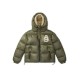 Geaca ALPHASTYLE, Kudu Double Hood Down Jacket, Verde - MAFP3035DOL