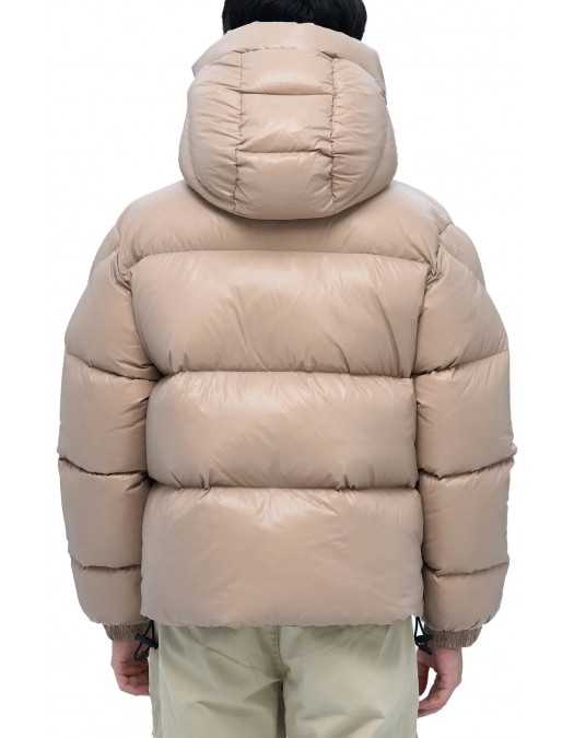 Geaca ALPHASTYLE, Kudu Double Hood Down Jacket, Crem - MAFP3035KHA