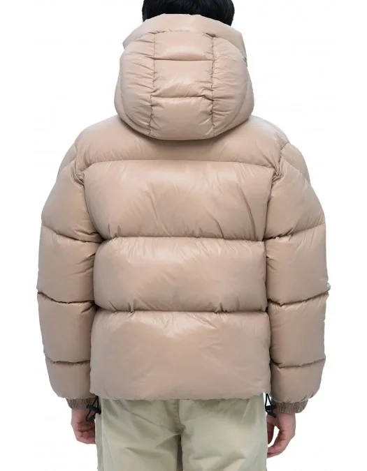 Geaca ALPHASTYLE, Kudu Double Hood Down Jacket, Crem - MAFP3035KHA