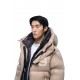 Geaca ALPHASTYLE, Kudu Double Hood Down Jacket, Crem - MAFP3035KHA