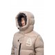 Geaca ALPHASTYLE, Kudu Double Hood Down Jacket, Crem - MAFP3035KHA