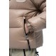 Geaca ALPHASTYLE, Kudu Double Hood Down Jacket, Crem - MAFP3035KHA