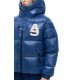 Geaca ALPHASTYLE, Kudu Double Hood Down Jacket, Albastru - MAFP3035NVY