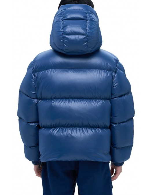 Geaca ALPHASTYLE, Kudu Double Hood Down Jacket, Albastru - MAFP3035NVY