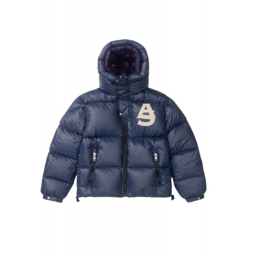 Geaca ALPHASTYLE, Kudu Double Hood Down Jacket, Albastru