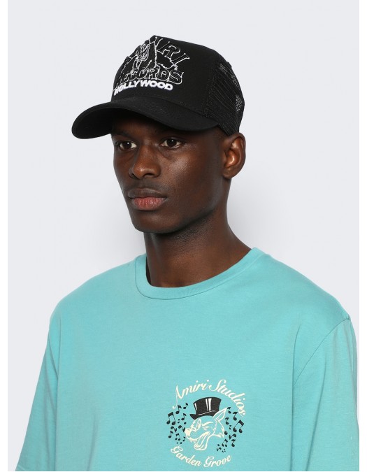 Sapca AMIRI, Records Hollywood, Black - MAH019001UNI