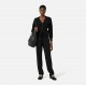 Cardigan ELISABETTA FRANCHI, Logo insert on back, Negru - MK69Q61E2110
