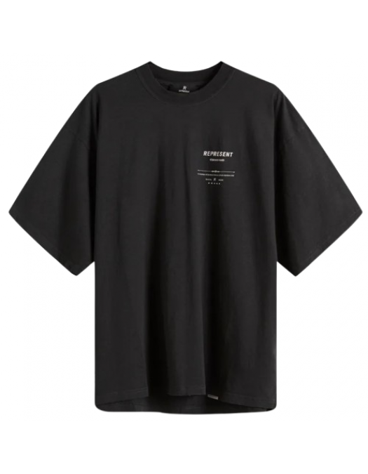 Tricou Represent Revere Manor, Oversized fit Black - MLM10028604 Tricou Represent Revere Manor, Oversized fit Black - MLM10028604