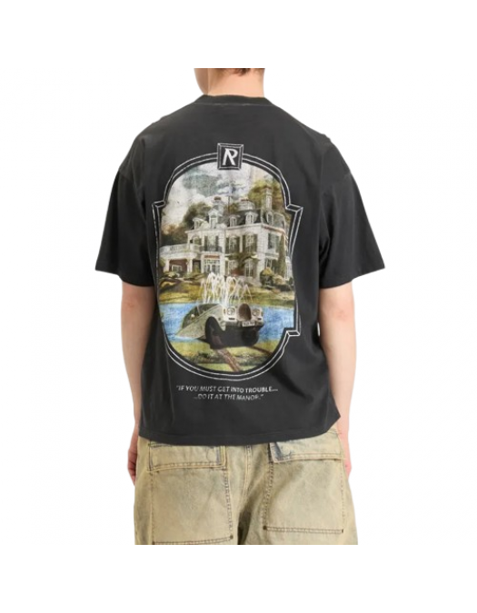Tricou Represent Revere Manor, Oversized fit Black - MLM10028604 Tricou Represent Revere Manor, Oversized fit Black - MLM10028604
