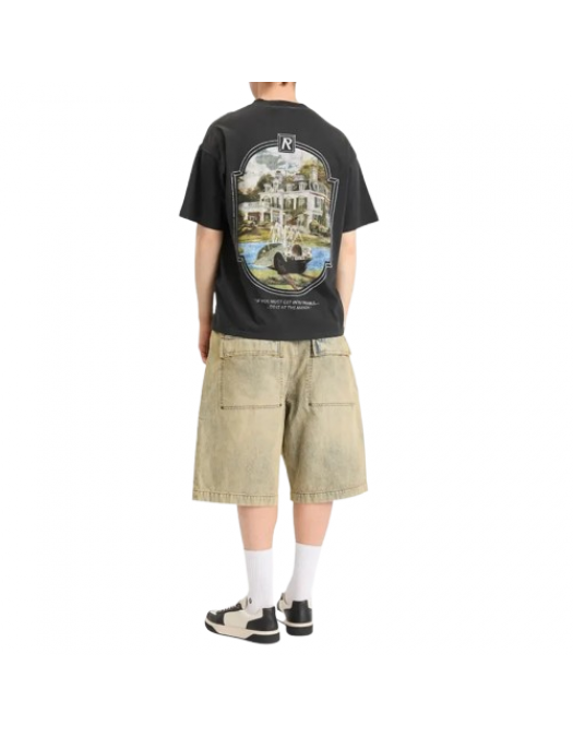 Tricou Represent Revere Manor, Oversized fit Black - MLM10028604 Tricou Represent Revere Manor, Oversized fit Black - MLM10028604