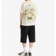 Tricou Represent Revere Manor,Aged White, Oversized fit - MLM10028627