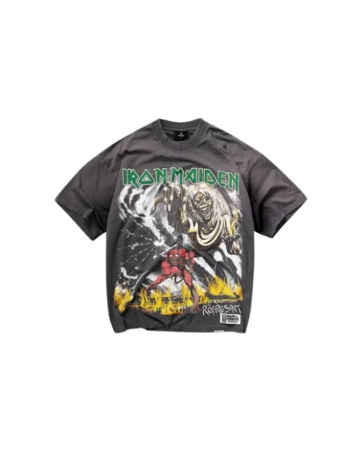 TRICOU REPRESENT X Iron Maiden Number Of Beast T-Shirt,Oversized