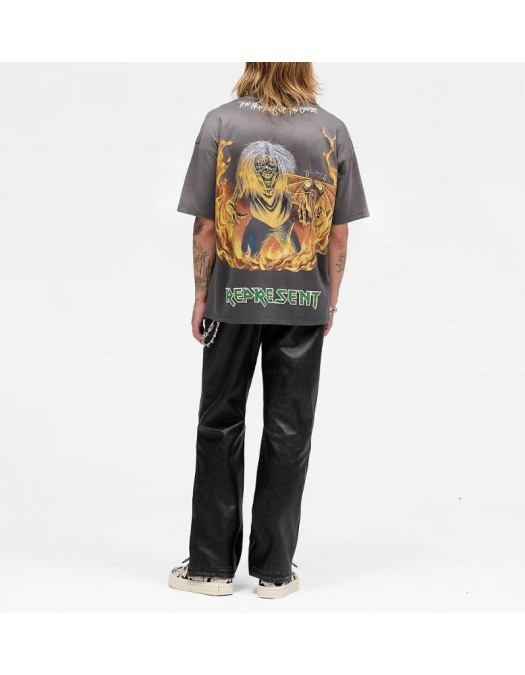 TRICOU REPRESENT X Iron Maiden Number Of Beast T-Shirt,Oversized Fit - MLM10058346 TRICOU REPRESENT X Iron Maiden Number Of Beast T-Shirt,Oversized Fit - MLM10058346