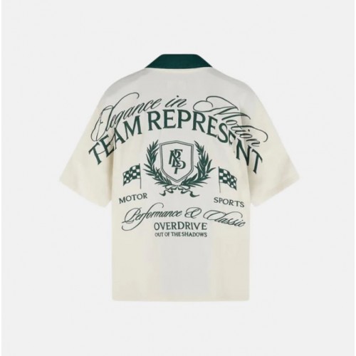 Camasa REPRESENT,Antique White Crest shirt Camasa REPRESENT,Antique White Crest shirt