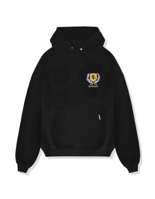 Hanorac REPRESENT, Crest Black Hoodie - MLM4106706 Hanorac REPRESENT, Crest Black Hoodie - MLM4106706