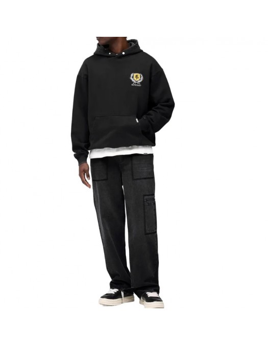 Hanorac REPRESENT, Crest Black Hoodie - MLM4106706 Hanorac REPRESENT, Crest Black Hoodie - MLM4106706