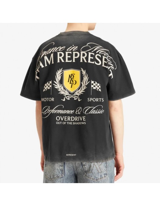 Tricou REPRESENT,Crest T-Shirt, Vintage Black,Oversized Fit - MLM4106906 Tricou REPRESENT,Crest T-Shirt, Vintage Black,Oversized Fit - MLM4106906