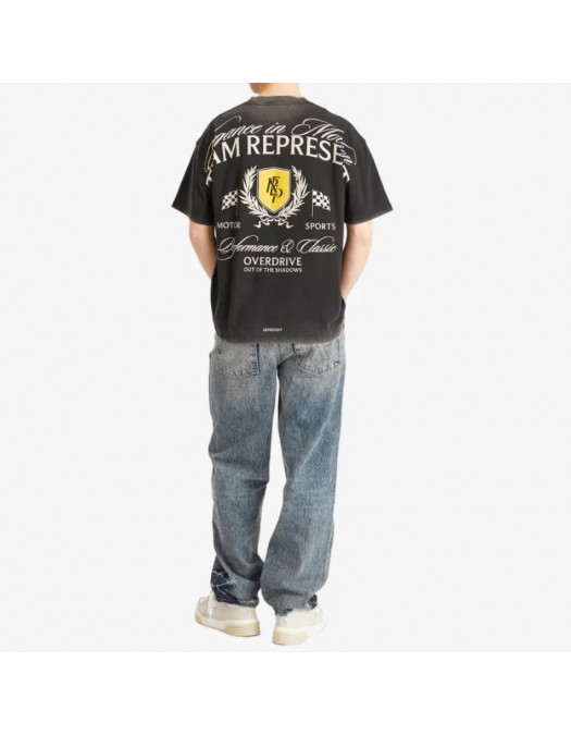 Tricou REPRESENT,Crest T-Shirt, Vintage Black,Oversized Fit - MLM4106906 Tricou REPRESENT,Crest T-Shirt, Vintage Black,Oversized Fit - MLM4106906