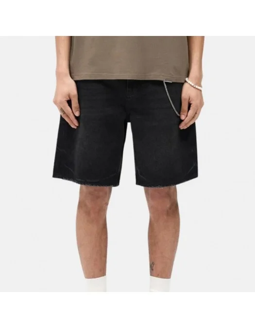 Pantaloni scurti REPRESENT,R10T Tailored Denim,Black - MLM6103801
