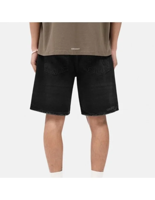 Pantaloni scurti REPRESENT,R10T Tailored Denim,Black - MLM6103801