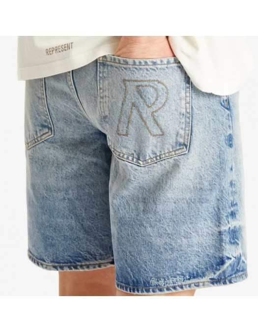 Pantaloni scurti REPRESENT,Tailored Denim Shorts,Blue - MLM6103807