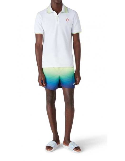 Pantaloni scurti Casablanca, Gradient Swim Shorts - MSP26TR22403EXBCGRADIENT