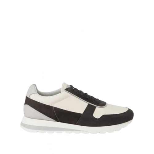 Sneakers BRUNELLO CUCINELLI, Panelled Detail, Low Top,Black Sneakers BRUNELLO CUCINELLI, Panelled Detail, Low Top,Black
