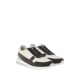 Sneakers BRUNELLO CUCINELLI, Panelled Detail, Low Top,Black - MZUESLA289CPA80