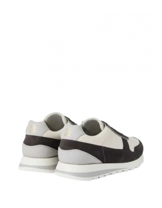 Sneakers BRUNELLO CUCINELLI, Panelled Detail, Low Top,Black - MZUESLA289CPA80