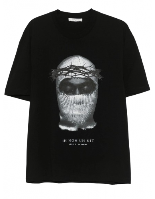Tricou IH NOM UH NIT, Mask Print, Crown of Thorns Black - NUW25246009 Tricou IH NOM UH NIT, Mask Print, Crown of Thorns Black - NUW25246009