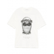 Tricou IH NOM UH NIT, Mask Print,White - NUW25246081 Tricou IH NOM UH NIT, Mask Print,White - NUW25246081