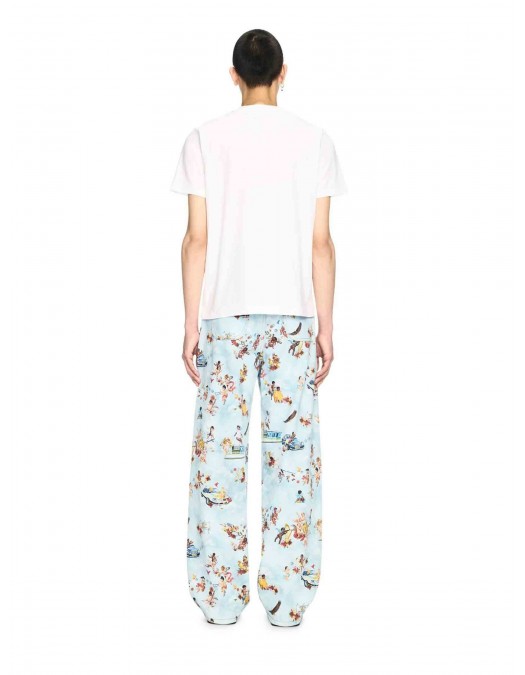 TRICOU OFF WHITE, Fresh Car T-shirt, Alb - OMAA027S25JER0030110