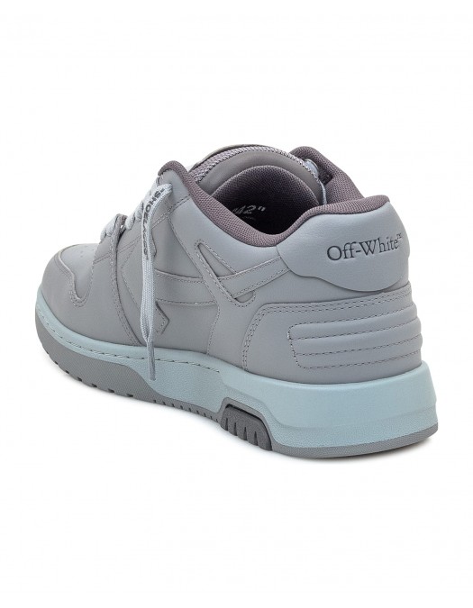 SNEAKERS OFF WHITE, Out Of Office, Electric Blue Details, Grey - OMIA189F24LEA0060910