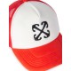 SAPCA OFF-WHITE, Brick Red Arrow Trucker Hat, Rosu - OMLA04BS25FAB0012727