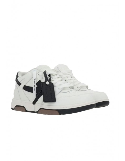 SNEAKERS OFF WHITE, Out Of Office, Alb Negru - OWIA259C99LEA0030110